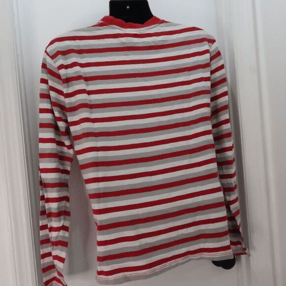 Vintage Guess Original Men's Embroidered Logo‎ Red White Stripe - Size XS - Picture 2 of 8